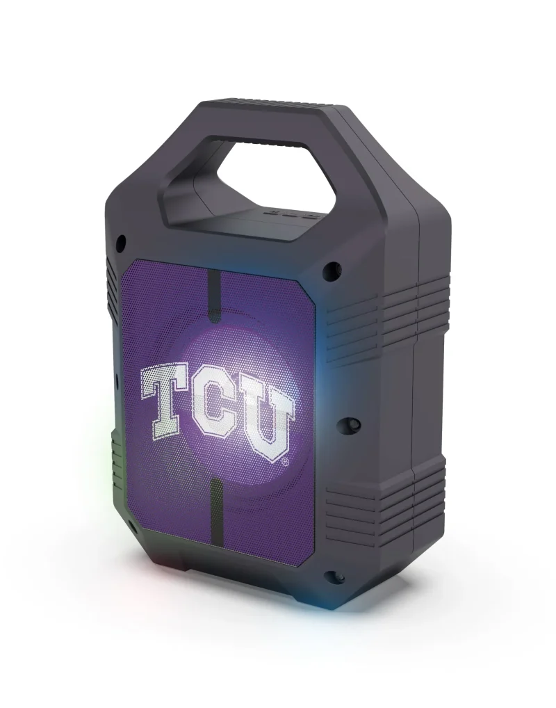 tcu horned frogs xl led bluetooth speaker