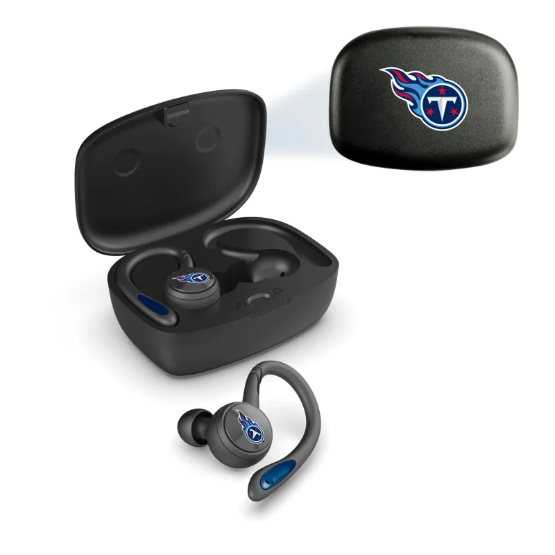 tennessee titans bluetooth earbuds nfl wireless sport earphones