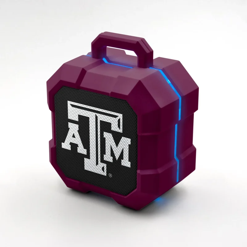 texas a m aggies led bluetooth speaker