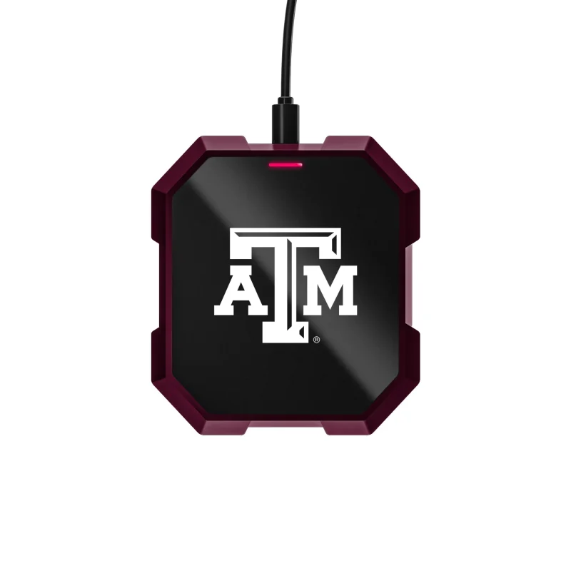 texas a m aggies wireless charger pad