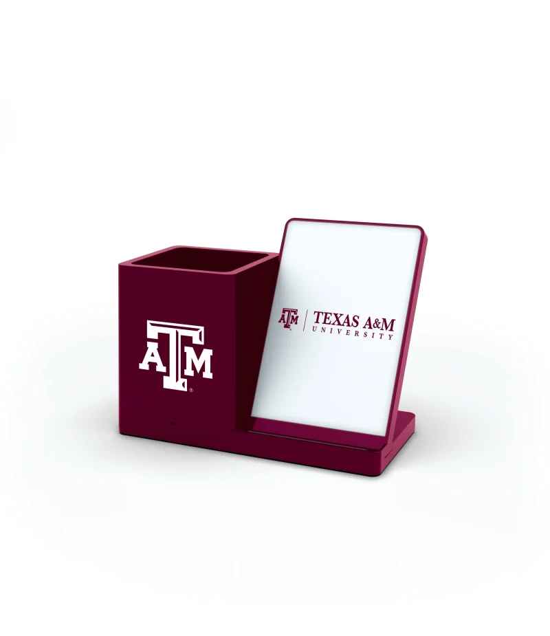 texas a m aggies wireless charging pen cup scaled