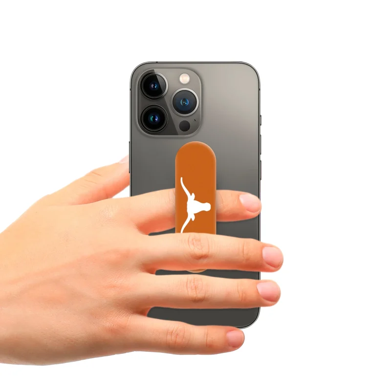 texas longhorns phone stand with finger loop scaled