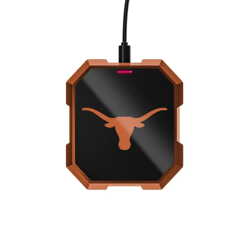 texas longhorns wireless charger pad fast charge