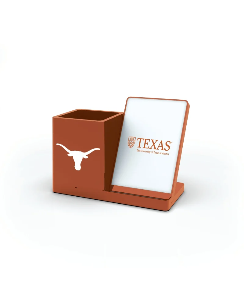 texas longhorns wireless charger pen cup scaled