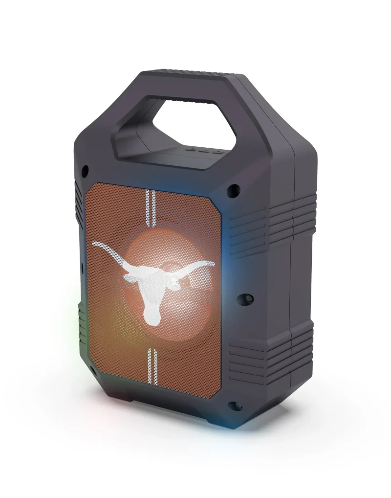 texas longhorns xl bluetooth speaker with led lights