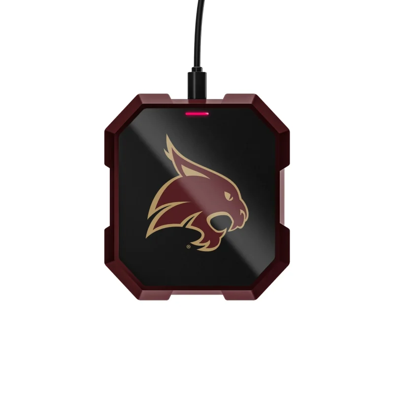 texas state bobcats wireless charging pad