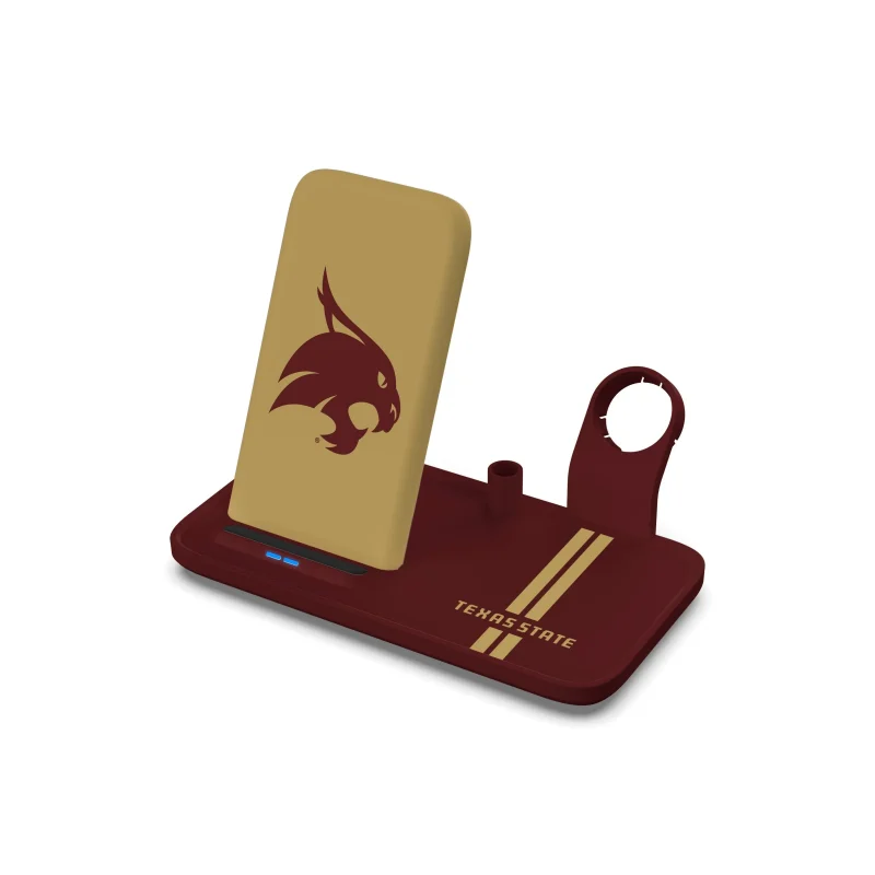 texas state bobcats wireless charging stand