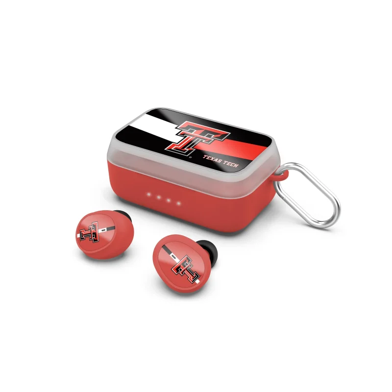 texas tech wireless earbuds red raiders edition