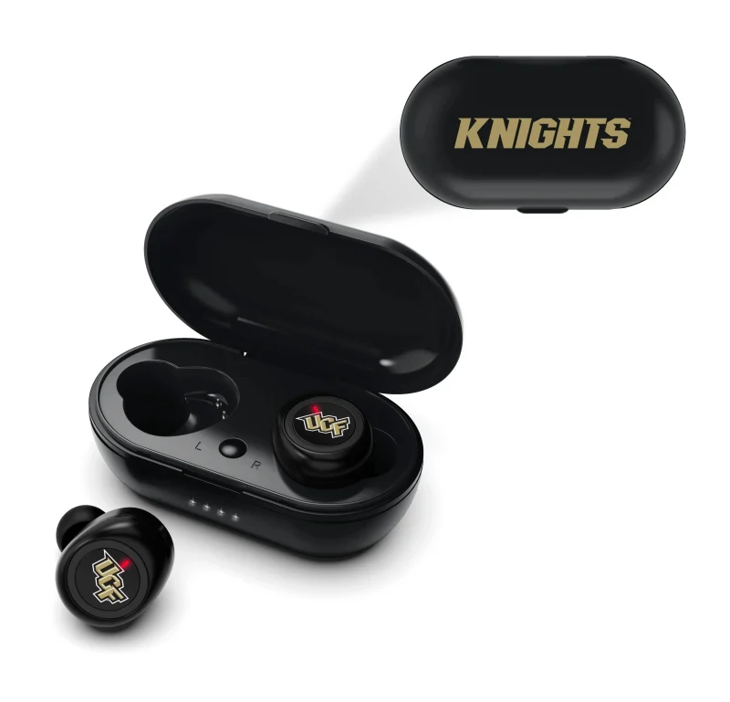 ucf knights true wireless earbuds ncaa licensed scaled