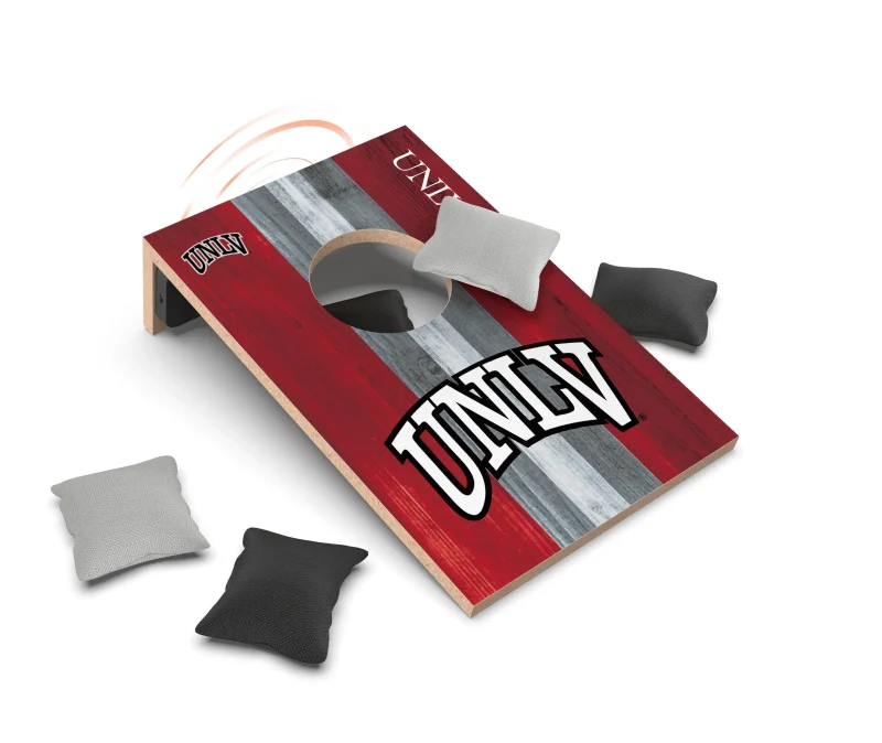 unlv rebels cornhole set bluetooth speaker combo scaled