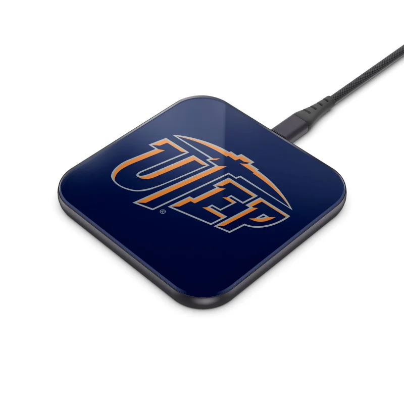 utep miners wireless charging pad fast portable power