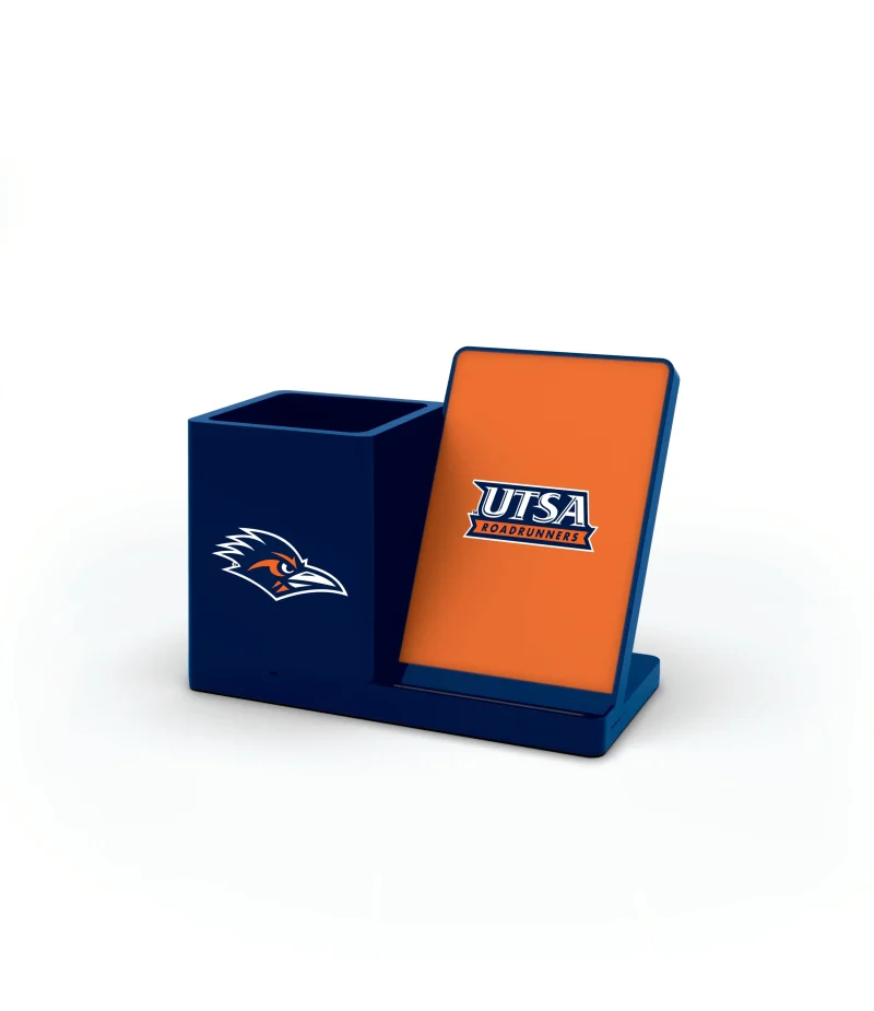 utsa roadrunners wireless charging pen holder scaled