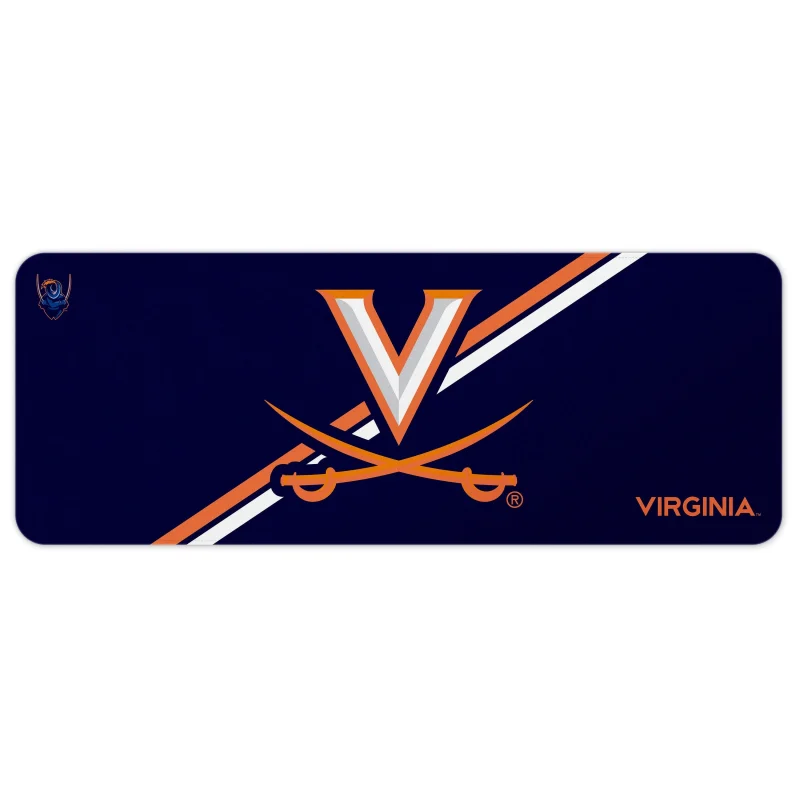 virginia cavaliers desk mat collegiate team stripe scaled