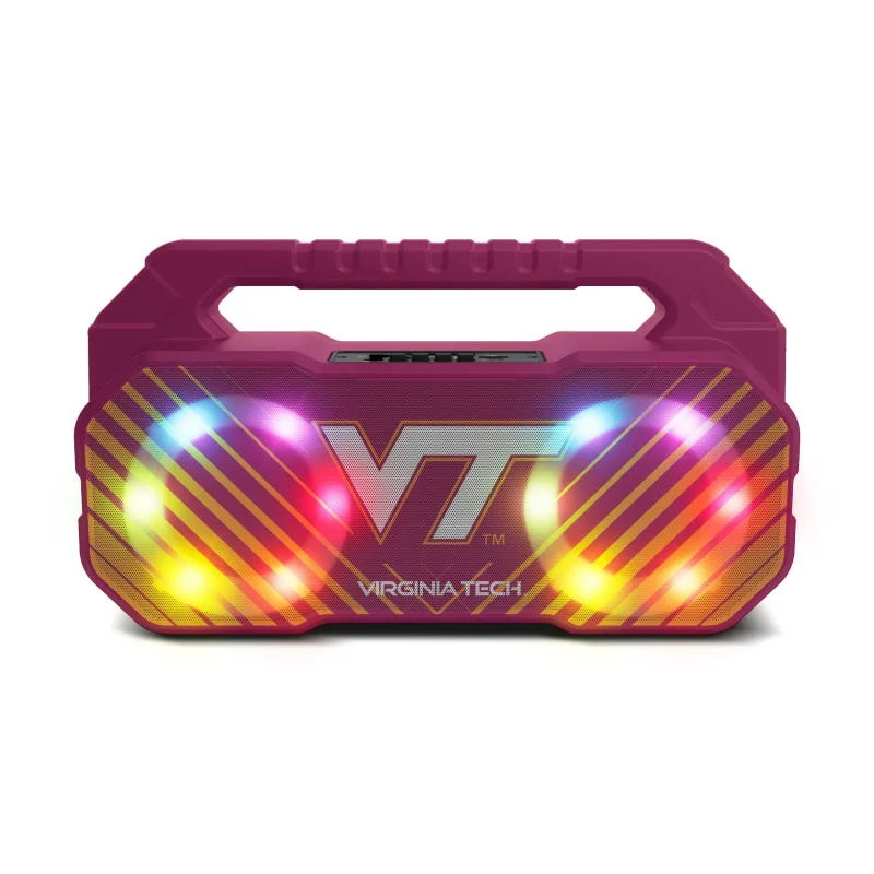 virginia tech hokies bluetooth boombox speaker w fm radio scaled