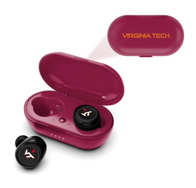 virginia tech hokies true wireless earbuds scaled