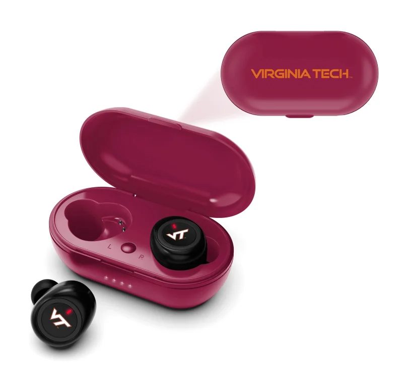 virginia tech hokies true wireless earbuds collegiate edition scaled