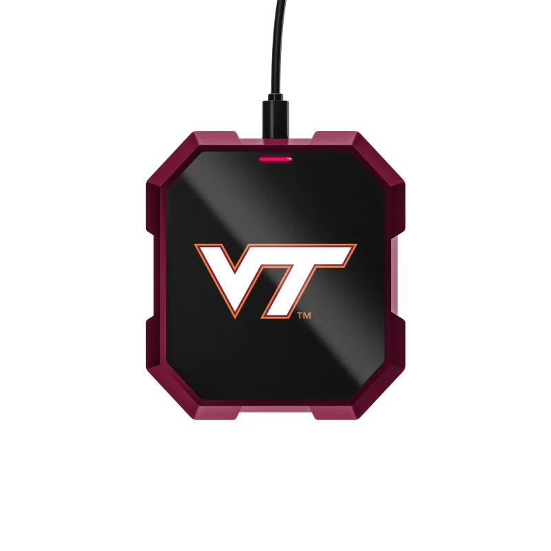 virginia tech hokies wireless charger pad