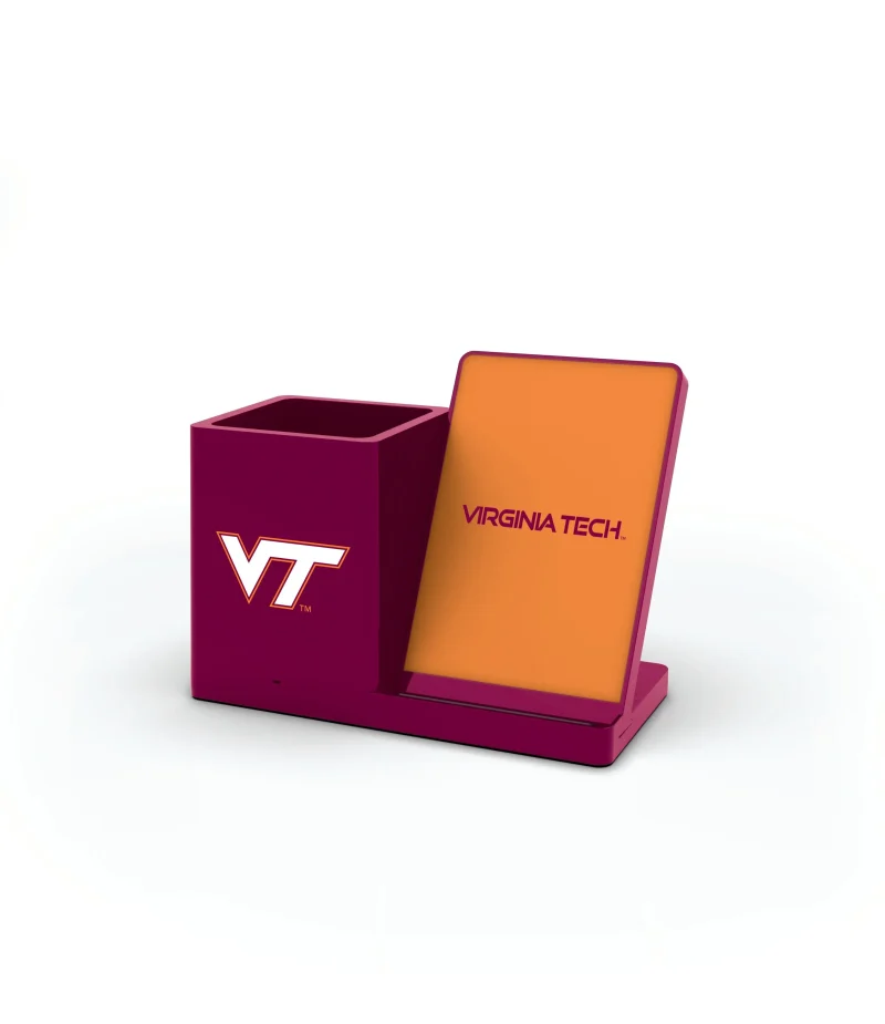 virginia tech hokies wireless charging pen holder scaled