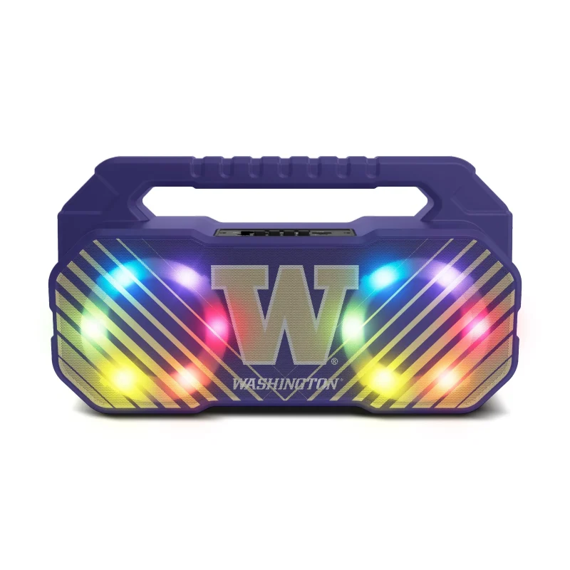 washington huskies bluetooth boombox speaker with fm radio scaled