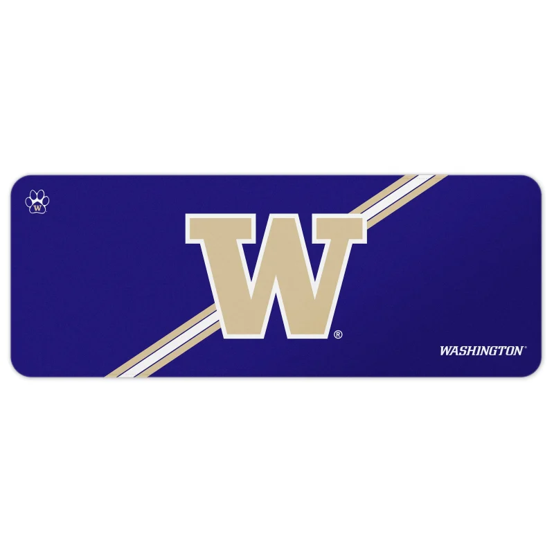 washington huskies desk mat collegiate team stripe scaled