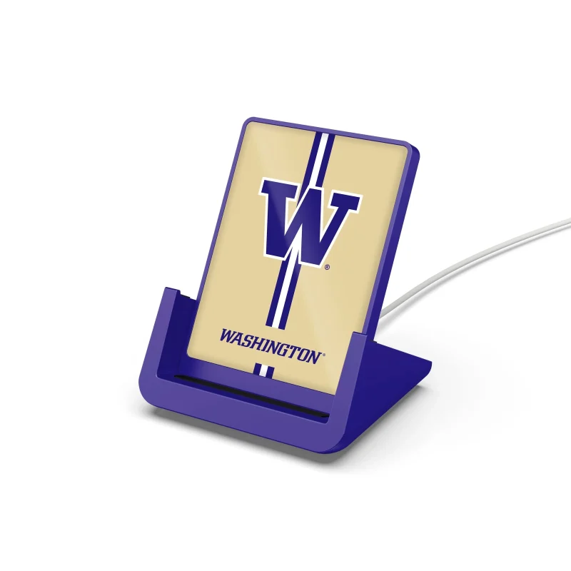 washington huskies wireless charger stand