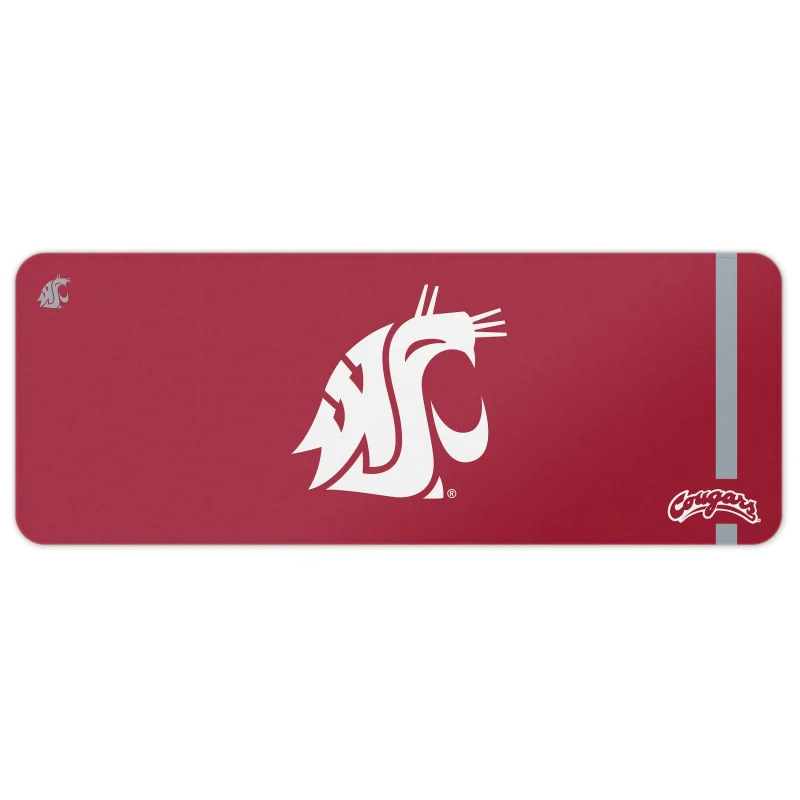 washington state cougars desk mat collegiate team stripe scaled