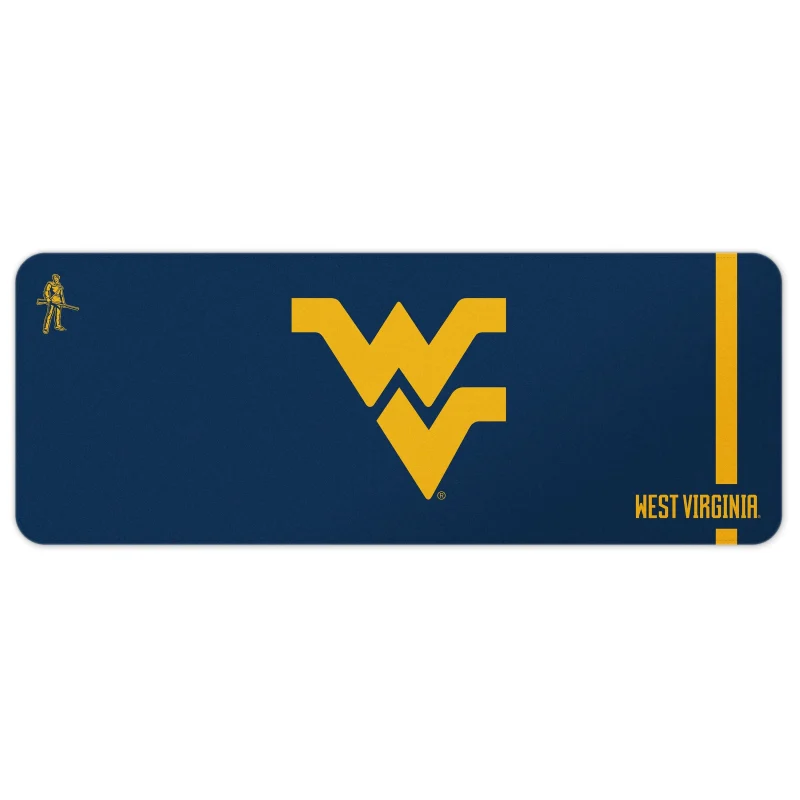 west virginia mountaineers desk mat collegiate stripe scaled