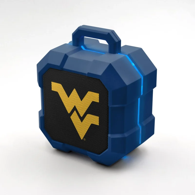 west virginia mountaineers led shockbox speaker official ncaa edition