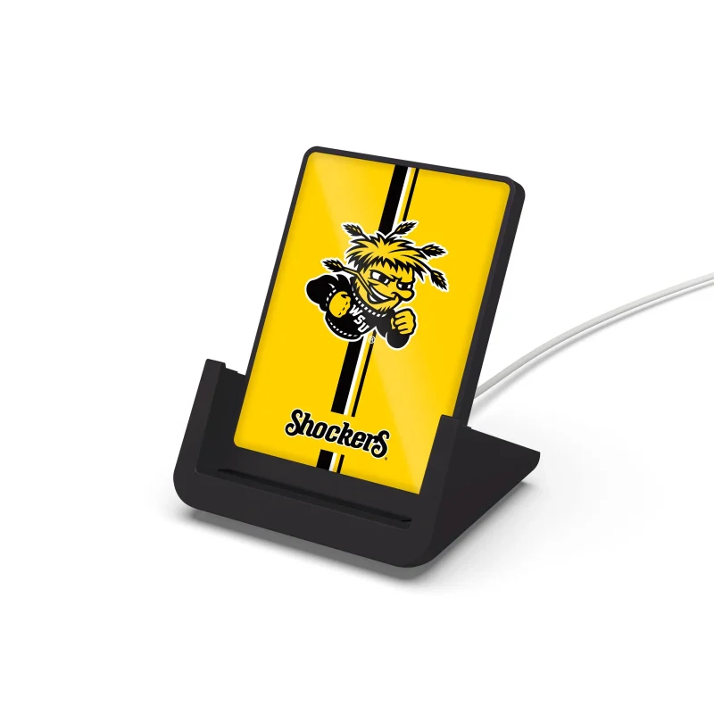 wichita state shockers wireless charger for desktop