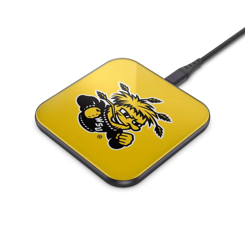 wichita state shockers wireless charger pad 1