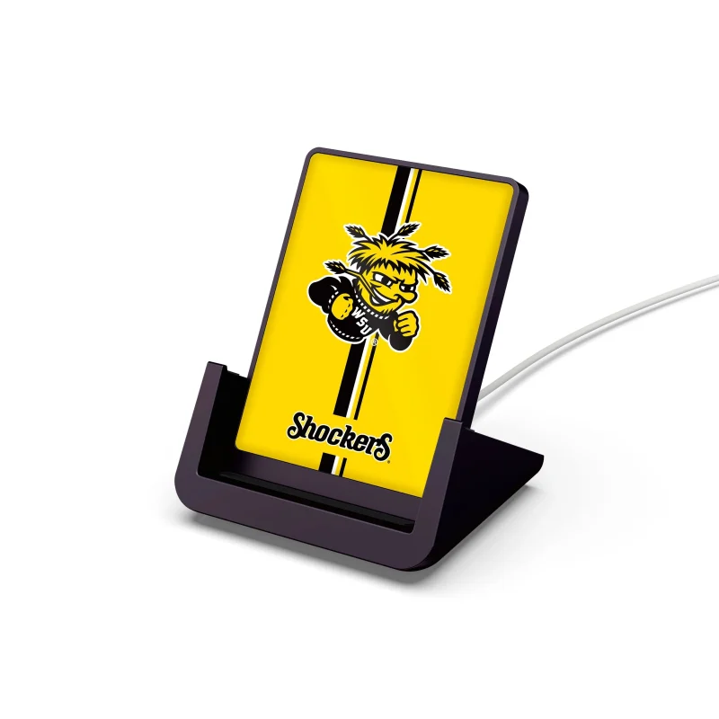 wichita state shockers wireless charger stand