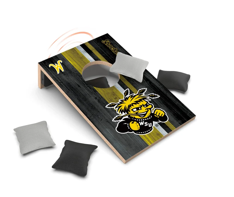 wichita state shockers wireless cornhole speaker scaled