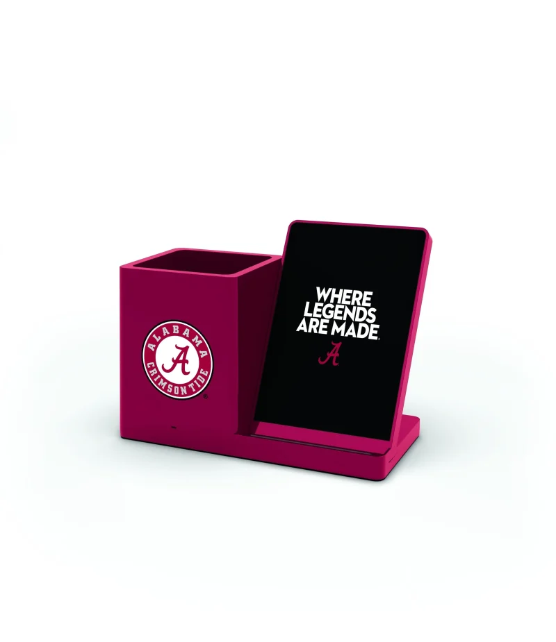 wireless charging pen holder for alabama crimson tide fans scaled