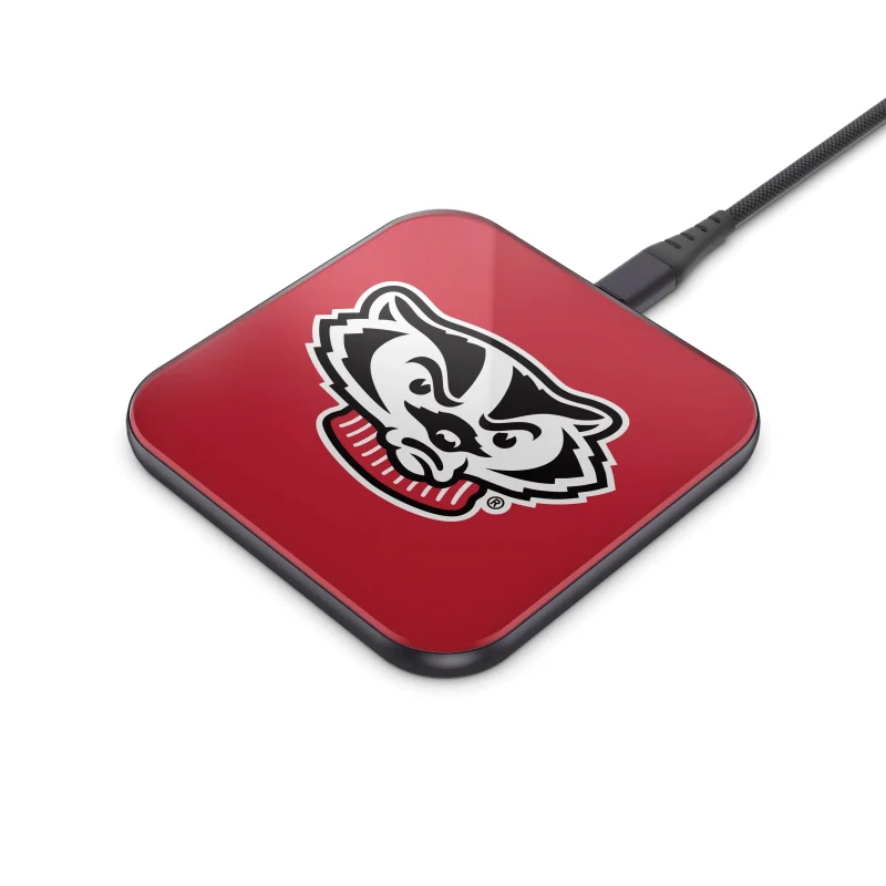 wisconsin badgers wireless charging pad