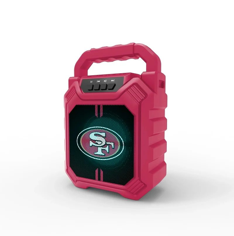 xl 49ers shockbox bluetooth speaker san francisco 49ers edition scaled