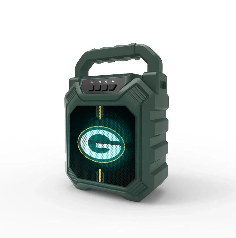 xl green bay packers bluetooth speaker wireless portable scaled