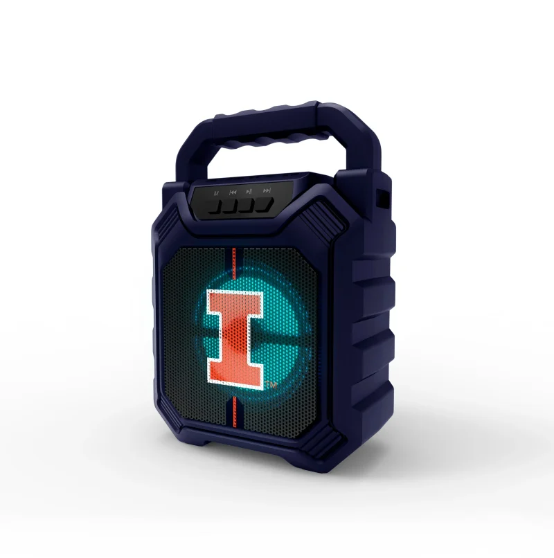 xl illinois fighting illini bluetooth speaker scaled